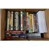 Image 2 : BOX OF DVDS