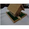 Image 3 : 2 HANDMADE LOG CABIN MODELS