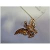 Image 2 : 10K GOLD EAGLE PENDANT