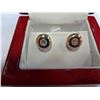 Image 2 : LADIES DIAMOND EARRINGS 14K GOLD STUD W/ APPRAISAL $750