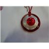 Image 2 : 2 WOMENS NECKLACES, PENDANT, AND 4 GLASS ART PIECES