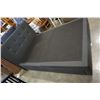Image 4 : GREY FABRIC MODERN QUEENSIZE PLATFORM BEDFRAME