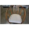 Image 2 : TUB CHAIR WHITE UPHOLSTERY