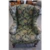 Image 2 : GREEN FLOWER ACCENT CHAIR