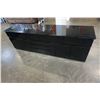 Image 1 : BLACK LAQUER 7 DRAWER 4 DOOR DRESSER