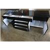 Image 2 : BLACK LAQUER 7 DRAWER 4 DOOR DRESSER