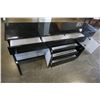 Image 3 : BLACK LAQUER 7 DRAWER 4 DOOR DRESSER