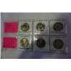 Image 2 : 6 SPECIAL CANADIAN $2 COINS 2017-2019 CANADAS 150T,H GLOW IN THE DARK, ARMISTICE, VIMY, DDAY