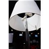 Image 2 : MODERN CHROME ACCENT FLOOR LAMP, WITH WHITE SHADE