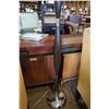 Image 2 : MODERN CHROME ACCENT FLOOR LAMP, WITH WHITE SHADE