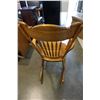 Image 4 : PRESSBACK OAK ROCKING CHAIR