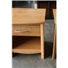Image 2 : 2 MODERN WOOD NIGHT STANDS