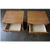 Image 5 : 2 MODERN WOOD NIGHT STANDS