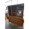 Image 4 : MCM VINTAGE SOLID WALNUT STANLEY FURNITURE DISPLAY CABINET WITH GLASS DOORS