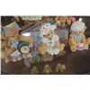 Image 2 : LOT OF 5 CHERISHED TEDDIES ONE W/CLOCK FIGURES