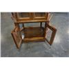Image 2 : WOODEN CURIO CABINET W/ LIGHTS