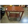 Image 1 : VINTAGE MAHOGANY 2 TIER END TABLE