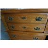 Image 2 : LEA OAK 5 DRAWER HIGHBOY DRESSER