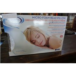 PLEASURE PEDIC MICRO-FOAM BEAD PILLOW - NEW