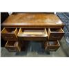 Image 2 : WATERFALL 5 DRAWER VANITY W/ MIRROR