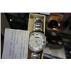 Image 2 : AKRIBOS XXIV CHRONOGRAPH KRYSTERNA GENUINE DIAMOND MENS WATCH AND MENS BLACK NIXON WATCH THE PLAYER 