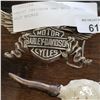 Image 2 : HARLEY DAVIDSON AND BULL SKULL BELT BUCKLE