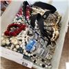 Image 3 : CLEAR BIN WITH PEARL NECKLACES AND ESTATE JEWELRY