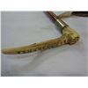 Image 2 : ANTLER STICK AND VINTAGE BONE HANDLE WHIP - AS IS