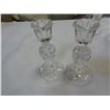 Image 5 : ASSORTED PINWHEEL CRYSTAL SERVING PIECES AND CANDLE HOLDERS