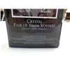 Image 2 : 3 SETS OF CRYSTAL SWAN TEALIGHT CANDLE VOTIVES - NEW IN BOXES