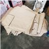 Image 1 : 20FT X 10FT AWNING TARP WITH ZIPPERED DOOR AND WALL