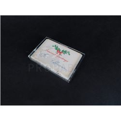 The Fly - Autographed Jeff and Geena Christmas Song Tape (rare crew gift) (0006)