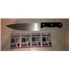 Image 1 : The Belko experiment - Knife (Stunt) and Seven Main Character ID Cards (LEAVE MPS)
