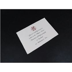 Once Upon a Time - Monte Cristo Invitation Prop (1748)