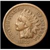 Image 2 : 1875 . . Indian Cent 1c Grades f, fine