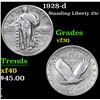 Image 1 : 1928-d . . Standing Liberty Quarter 25c Grades vf++