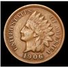 Image 2 : 1906 . . Indian Cent 1c Grades xf