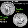 Image 1 : 1930-s . . Standing Liberty Quarter 25c Grades vf++