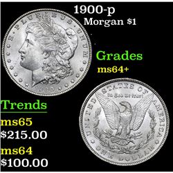 1900-p . . Morgan Dollar $1 Grades Choice+ Unc