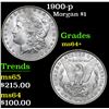 Image 1 : 1900-p . . Morgan Dollar $1 Grades Choice+ Unc