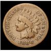 Image 2 : 1886 TY1 Semi Key Date . Indian Cent 1c Grades f, fine