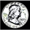 Image 2 : 1963 Cameo Reverse . Franklin Half Dollar 50c Grades GEM++ Proof