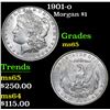 Image 1 : 1901-o . . Morgan Dollar $1 Grades GEM Unc