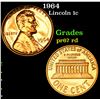 Image 1 : 1964 . . Lincoln Cent 1c Grades Gem++ Proof Red