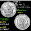 Image 1 : 1885-o Nice Frosty Luster Great Gem Example Morgan Dollar $1 Grades GEM+ Unc
