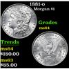 Image 1 : 1881-o . . Morgan Dollar $1 Grades Choice Unc