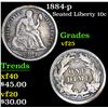 Image 1 : 1884-p . . Seated Liberty Dime 10c Grades vf+