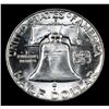 Image 3 : 1963-d . . Franklin Half Dollar 50c Grades Choice Unc