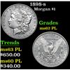 Image 1 : 1898-s . . Morgan Dollar $1 Grades Select Unc PL