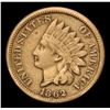 Image 2 : 1862 . . Indian Cent 1c Grades xf